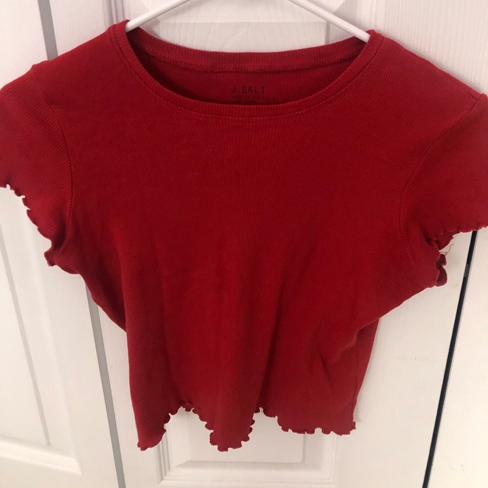 Red lettuce edge top
